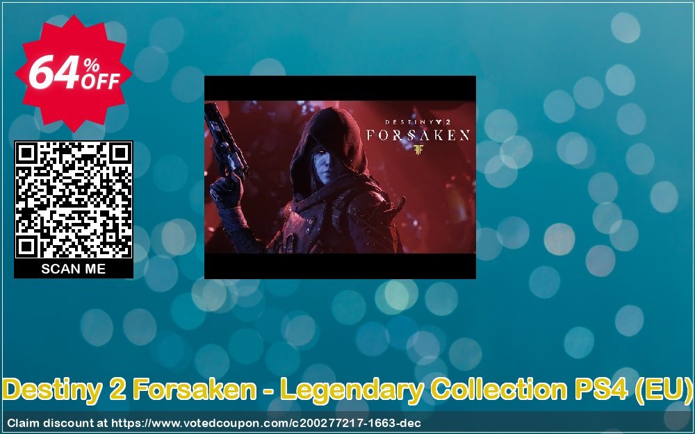 Destiny 2 Forsaken - Legendary Collection PS4, EU  Coupon, discount Destiny 2 Forsaken - Legendary Collection PS4 (EU) Deal. Promotion: Destiny 2 Forsaken - Legendary Collection PS4 (EU) Exclusive offer 