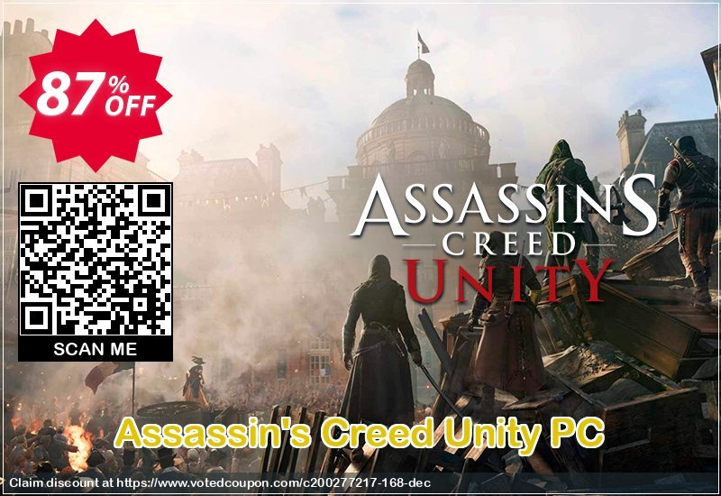 Assassin's Creed Unity PC Coupon Code May 2024, 87% OFF - VotedCoupon