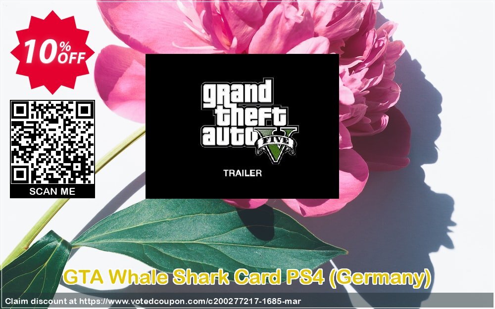 GTA Whale Shark Card PS4, Germany  Coupon Code May 2024, 10% OFF - VotedCoupon