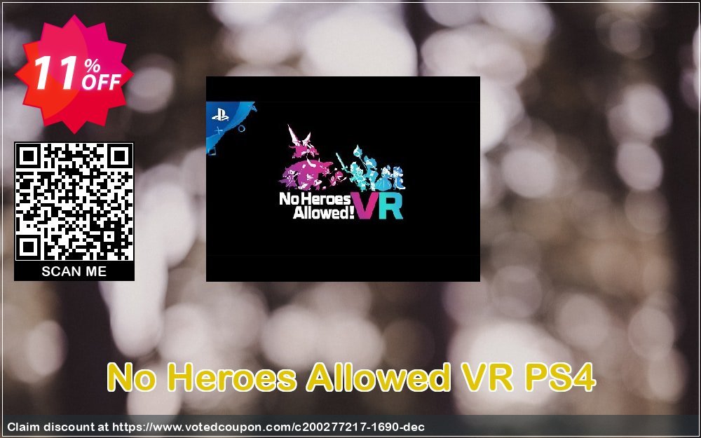 No Heroes Allowed VR PS4 Coupon Code Apr 2024, 11% OFF - VotedCoupon
