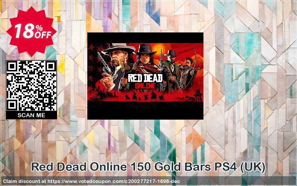 Red Dead Online 150 Gold Bars PS4, UK  Coupon, discount Red Dead Online 150 Gold Bars PS4 (UK) Deal. Promotion: Red Dead Online 150 Gold Bars PS4 (UK) Exclusive offer 