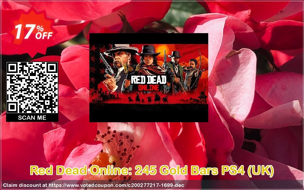 Red Dead Online: 245 Gold Bars PS4, UK  Coupon, discount Red Dead Online: 245 Gold Bars PS4 (UK) Deal. Promotion: Red Dead Online: 245 Gold Bars PS4 (UK) Exclusive offer 