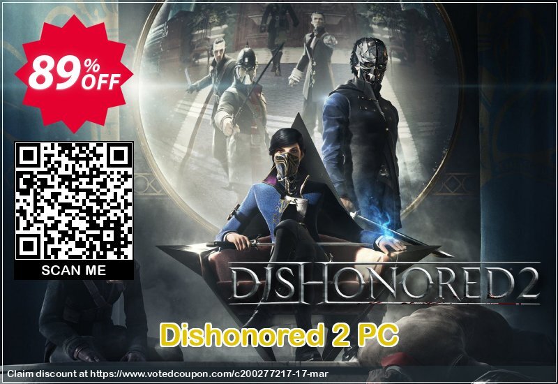 Dishonored 2 PC Coupon, discount Dishonored 2 PC Deal. Promotion: Dishonored 2 PC Exclusive offer 