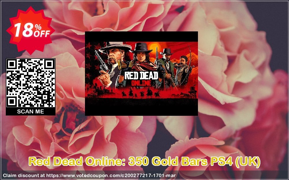 Red Dead Online: 350 Gold Bars PS4, UK  Coupon, discount Red Dead Online: 350 Gold Bars PS4 (UK) Deal. Promotion: Red Dead Online: 350 Gold Bars PS4 (UK) Exclusive offer 