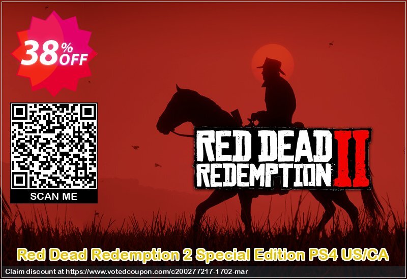 Red Dead Redemption 2 Special Edition PS4 US/CA Coupon Code Apr 2024, 38% OFF - VotedCoupon