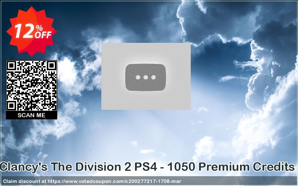 Tom Clancy's The Division 2 PS4 - 1050 Premium Credits Pack Coupon, discount Tom Clancy's The Division 2 PS4 - 1050 Premium Credits Pack Deal. Promotion: Tom Clancy's The Division 2 PS4 - 1050 Premium Credits Pack Exclusive offer 