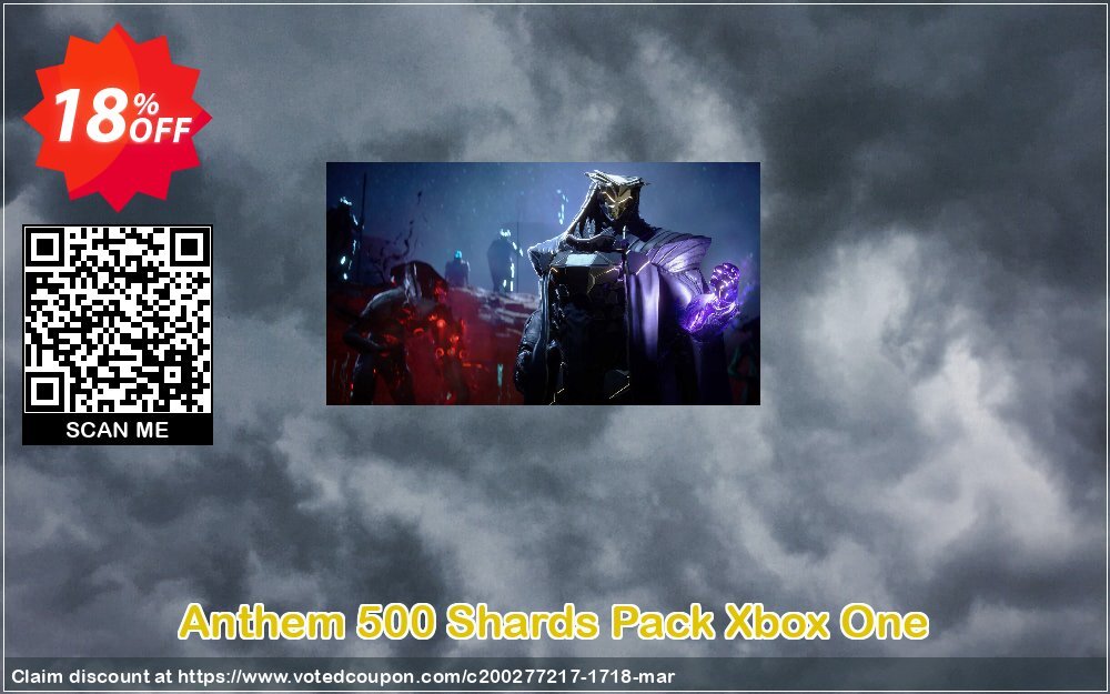 Anthem 500 Shards Pack Xbox One Coupon, discount Anthem 500 Shards Pack Xbox One Deal. Promotion: Anthem 500 Shards Pack Xbox One Exclusive offer 