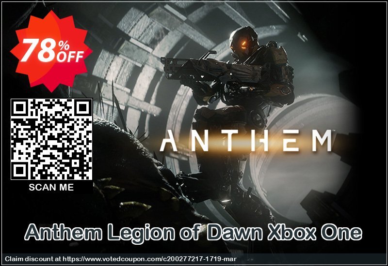 Anthem Legion of Dawn Xbox One Coupon, discount Anthem Legion of Dawn Xbox One Deal. Promotion: Anthem Legion of Dawn Xbox One Exclusive offer 