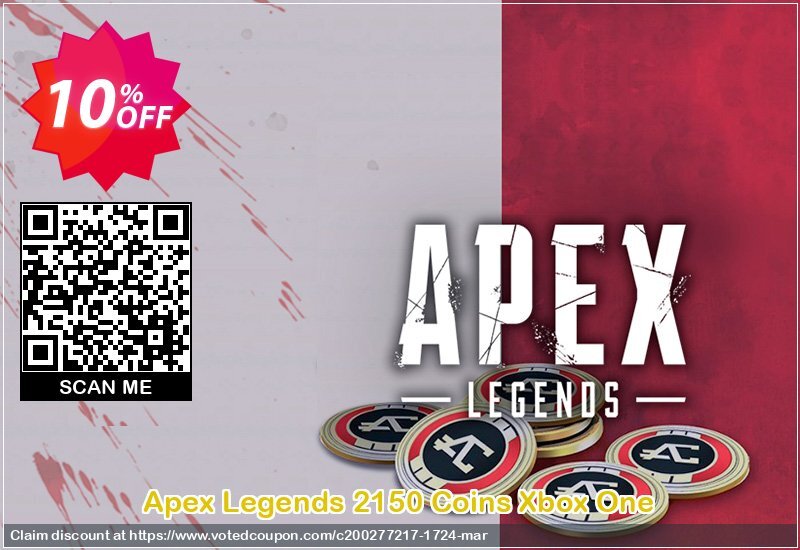 Apex Legends 2150 Coins Xbox One Coupon Code Apr 2024, 10% OFF - VotedCoupon