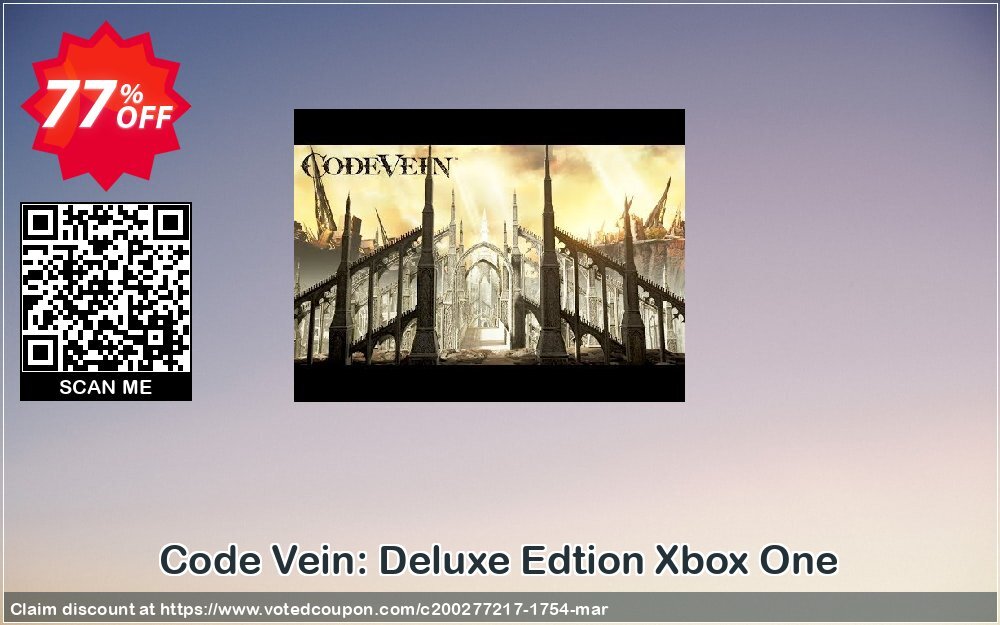 Code Vein: Deluxe Edtion Xbox One Coupon, discount Code Vein: Deluxe Edtion Xbox One Deal. Promotion: Code Vein: Deluxe Edtion Xbox One Exclusive offer 