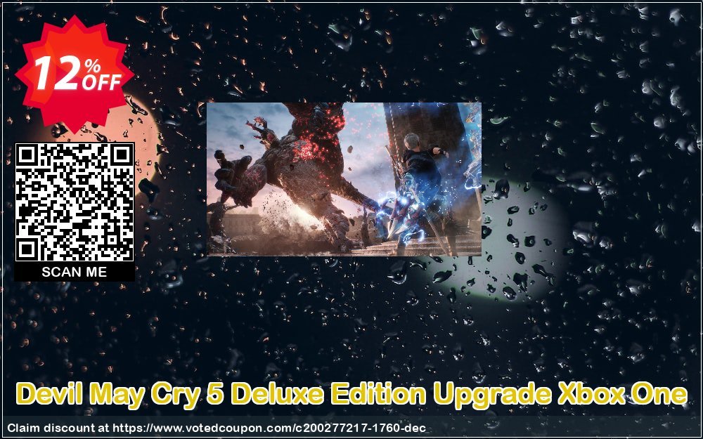 Devil May Cry 5 Deluxe Edition Upgrade Xbox One Coupon, discount Devil May Cry 5 Deluxe Edition Upgrade Xbox One Deal. Promotion: Devil May Cry 5 Deluxe Edition Upgrade Xbox One Exclusive offer 