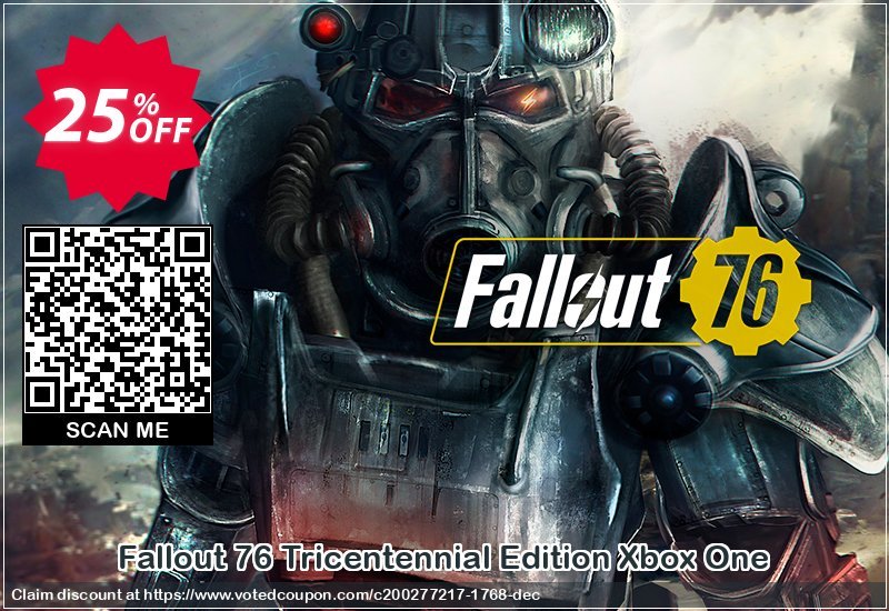 Fallout 76 Tricentennial Edition Xbox One Coupon, discount Fallout 76 Tricentennial Edition Xbox One Deal. Promotion: Fallout 76 Tricentennial Edition Xbox One Exclusive offer 