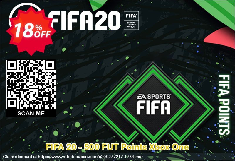 FIFA 20 - 500 FUT Points Xbox One Coupon Code Apr 2024, 18% OFF - VotedCoupon