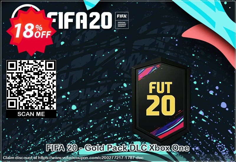 FIFA 20 - Gold Pack DLC Xbox One Coupon Code Apr 2024, 18% OFF - VotedCoupon