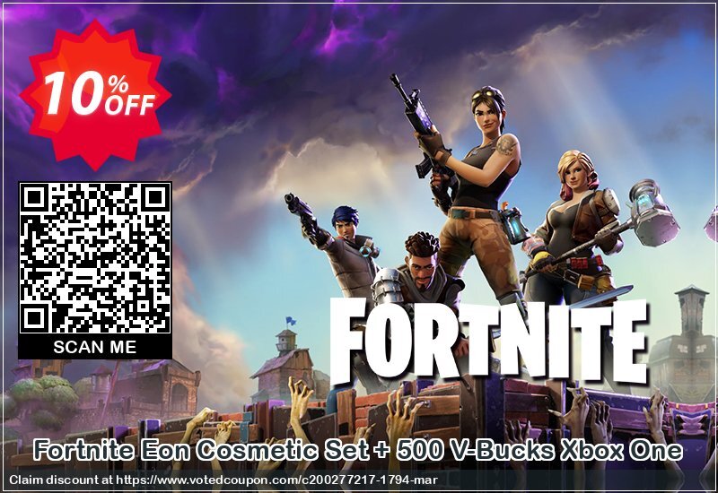 Fortnite Eon Cosmetic Set + 500 V-Bucks Xbox One Coupon, discount Fortnite Eon Cosmetic Set + 500 V-Bucks Xbox One Deal. Promotion: Fortnite Eon Cosmetic Set + 500 V-Bucks Xbox One Exclusive offer 