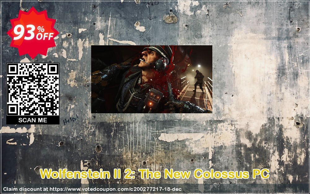 Wolfenstein II 2: The New Colossus PC Coupon Code Apr 2024, 93% OFF - VotedCoupon
