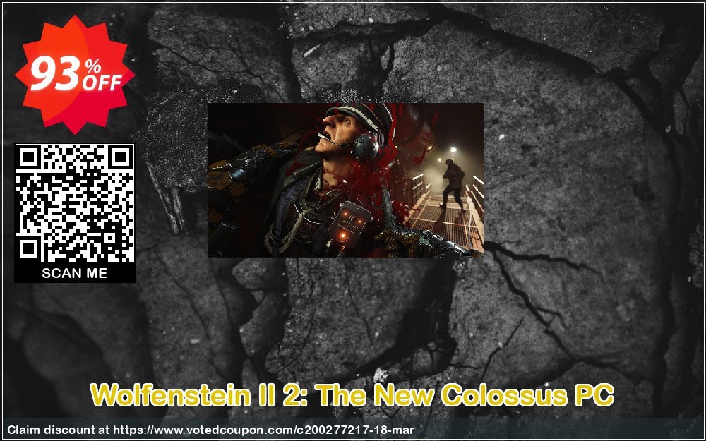 Wolfenstein II 2: The New Colossus PC Coupon Code Apr 2024, 93% OFF - VotedCoupon