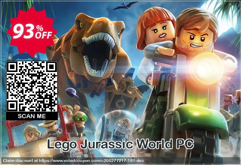Lego Jurassic World PC Coupon, discount Lego Jurassic World PC Deal. Promotion: Lego Jurassic World PC Exclusive offer 