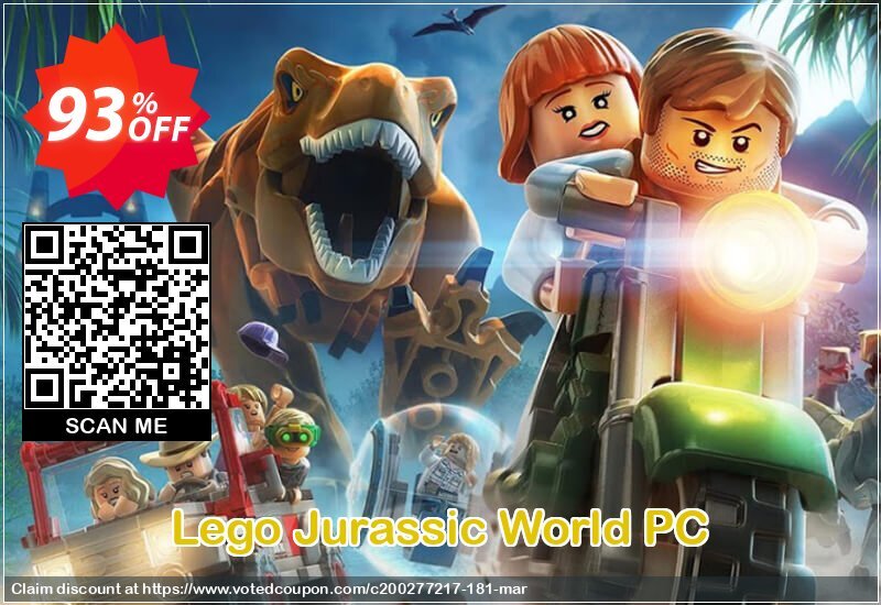 Lego Jurassic World PC voted-on promotion codes