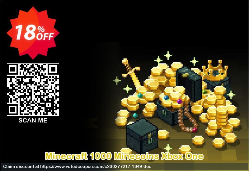 Minecraft 1000 Minecoins Xbox One Coupon Code Apr 2024, 18% OFF - VotedCoupon