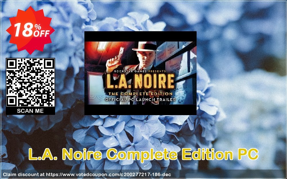 L.A. Noire Complete Edition PC Coupon, discount L.A. Noire Complete Edition PC Deal. Promotion: L.A. Noire Complete Edition PC Exclusive offer 