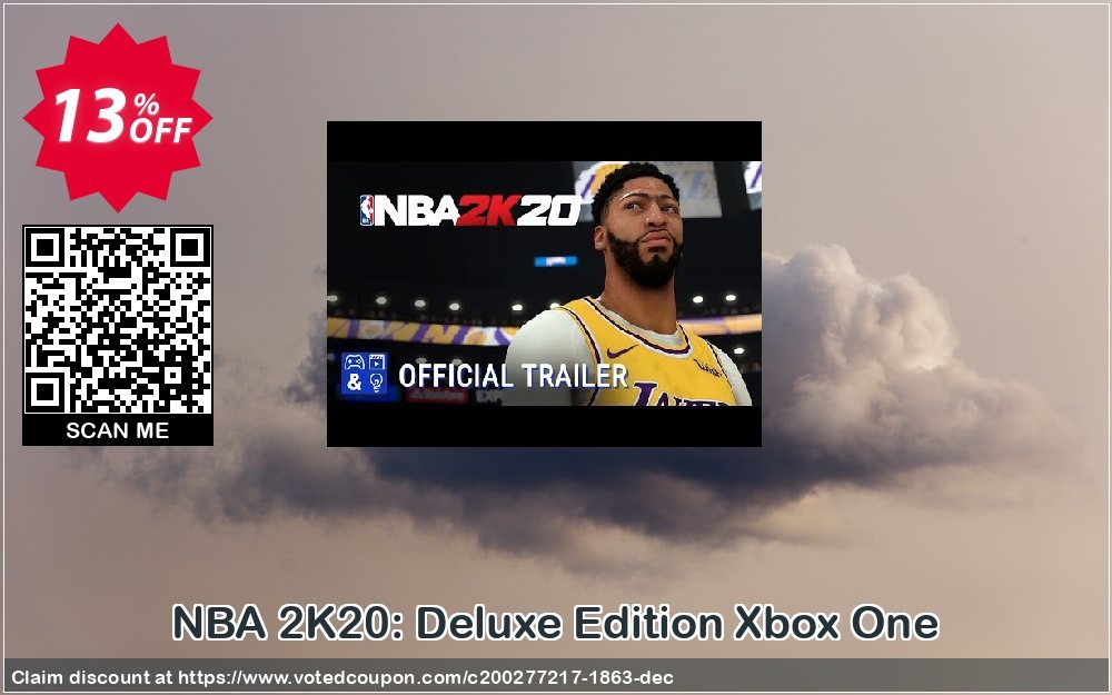 NBA 2K20: Deluxe Edition Xbox One Coupon, discount NBA 2K20: Deluxe Edition Xbox One Deal. Promotion: NBA 2K20: Deluxe Edition Xbox One Exclusive offer 