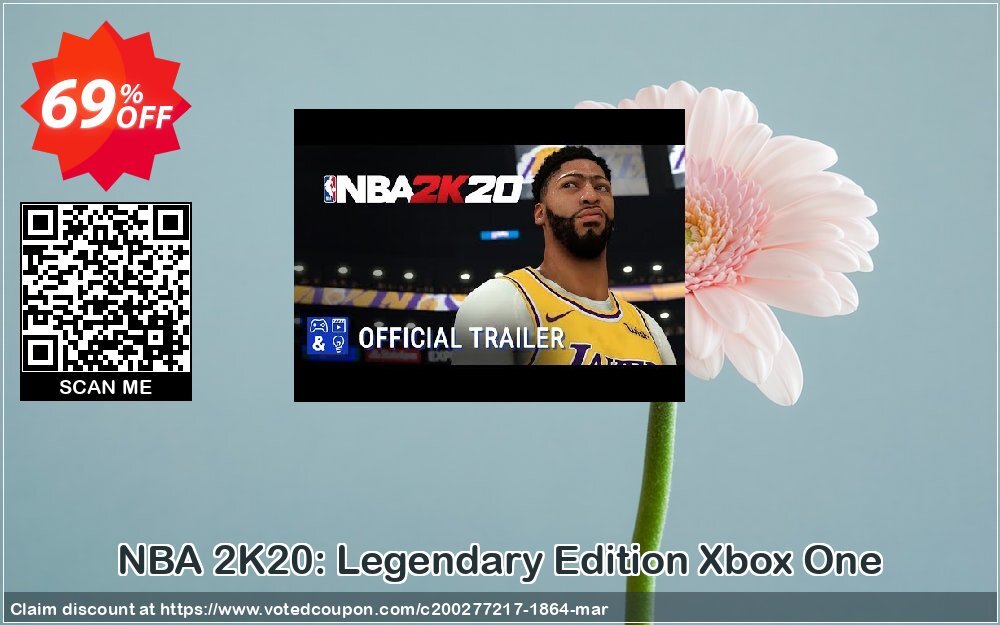 NBA 2K20: Legendary Edition Xbox One Coupon Code Apr 2024, 69% OFF - VotedCoupon