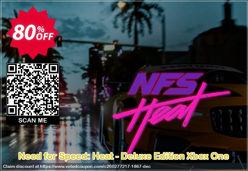 Need for Speed: Heat - Deluxe Edition Xbox One Coupon Code Apr 2024, 80% OFF - VotedCoupon