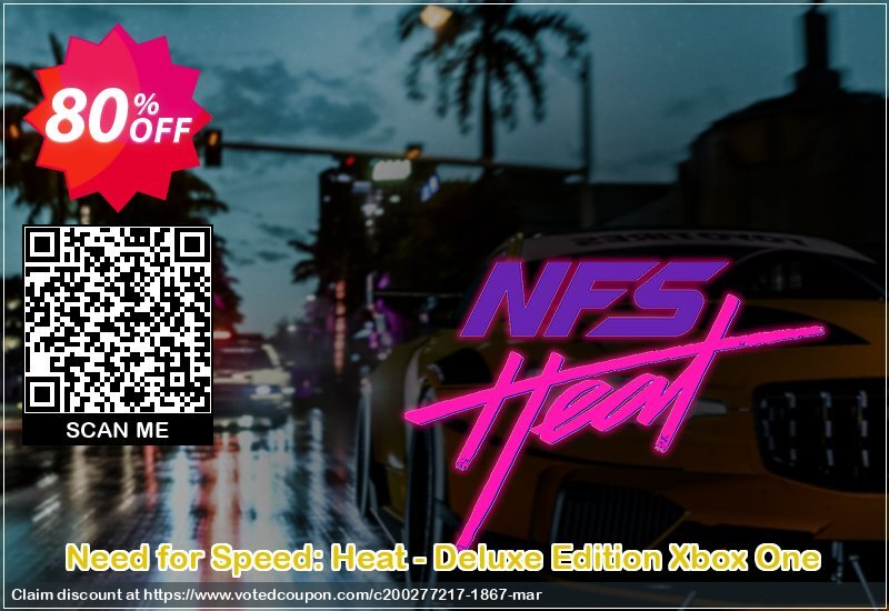 Need for Speed: Heat - Deluxe Edition Xbox One Coupon Code Apr 2024, 80% OFF - VotedCoupon