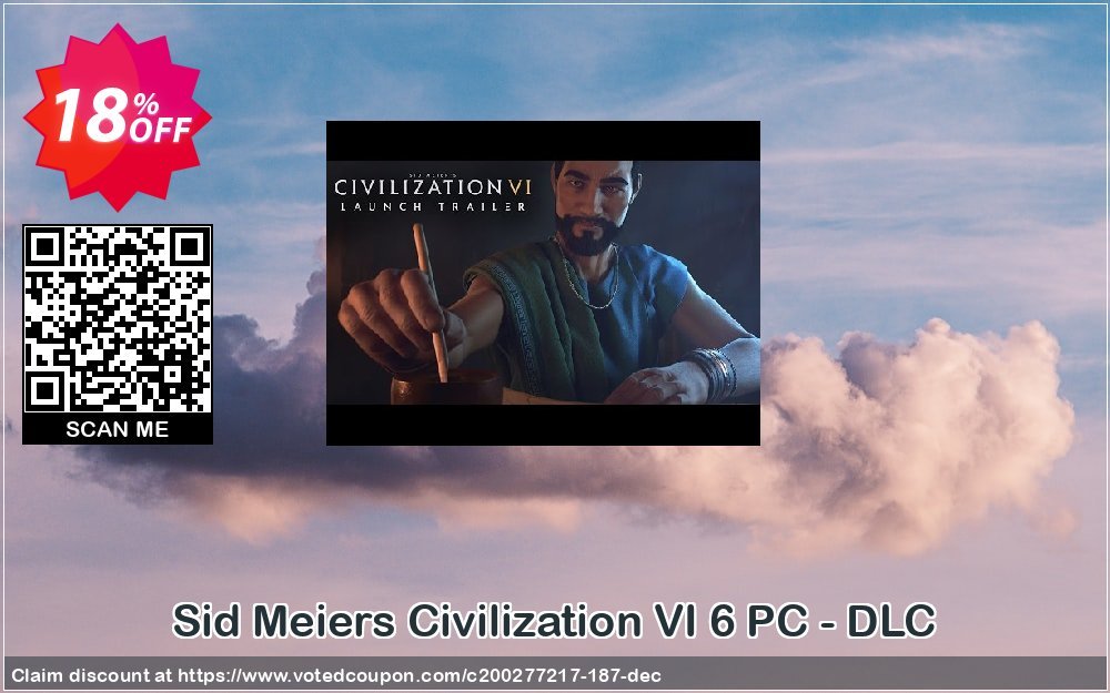 Sid Meiers Civilization VI 6 PC - DLC Coupon Code Apr 2024, 18% OFF - VotedCoupon