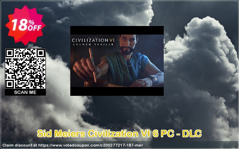 Sid Meiers Civilization VI 6 PC - DLC Coupon Code Apr 2024, 18% OFF - VotedCoupon