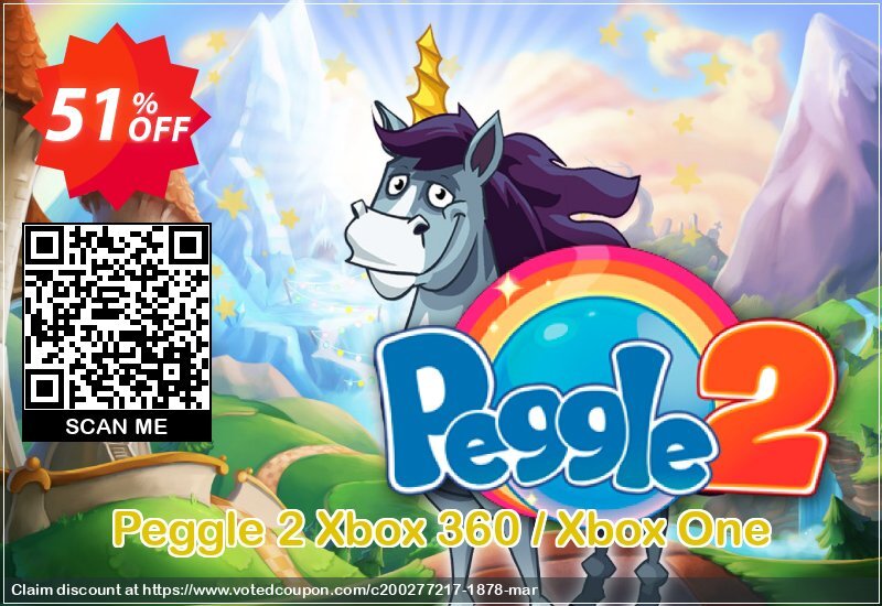 Peggle 2 Xbox 360 / Xbox One Coupon, discount Peggle 2 Xbox 360 / Xbox One Deal. Promotion: Peggle 2 Xbox 360 / Xbox One Exclusive offer 