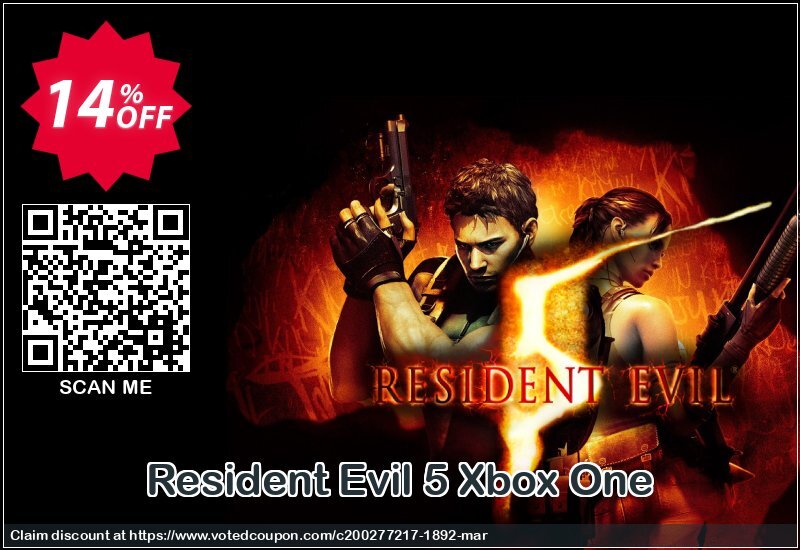 Resident Evil 5 Xbox One Coupon Code Apr 2024, 14% OFF - VotedCoupon