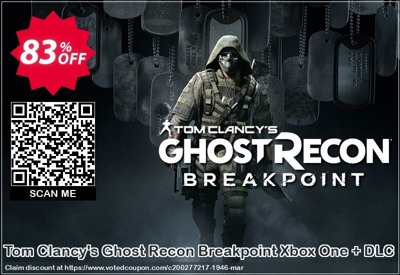 Tom Clancy's Ghost Recon Breakpoint Xbox One + DLC Coupon, discount Tom Clancy's Ghost Recon Breakpoint Xbox One + DLC Deal. Promotion: Tom Clancy's Ghost Recon Breakpoint Xbox One + DLC Exclusive offer 