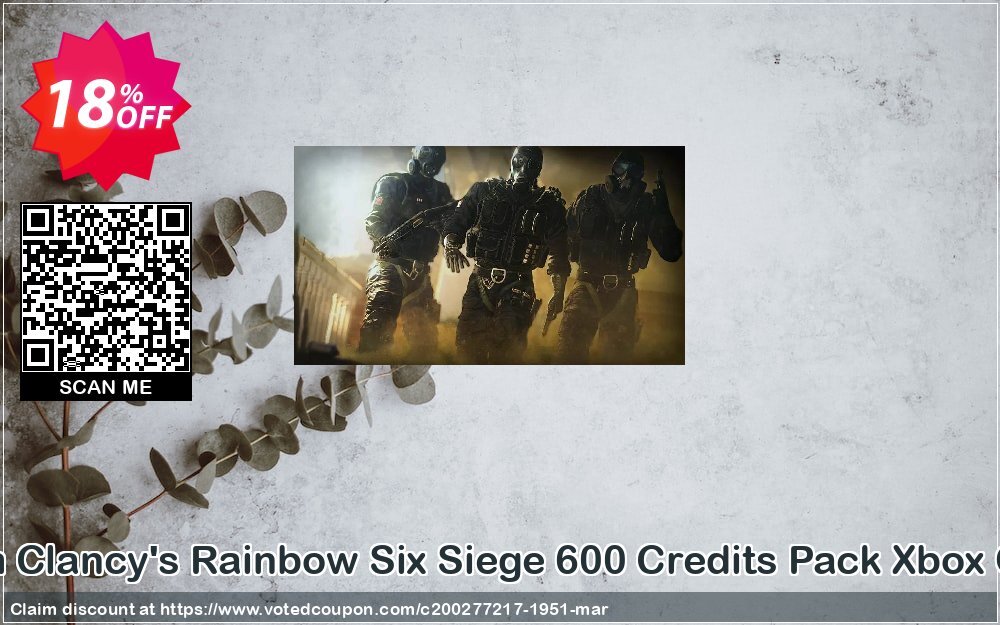 Tom Clancy's Rainbow Six Siege 600 Credits Pack Xbox One Coupon, discount Tom Clancy's Rainbow Six Siege 600 Credits Pack Xbox One Deal. Promotion: Tom Clancy's Rainbow Six Siege 600 Credits Pack Xbox One Exclusive offer 