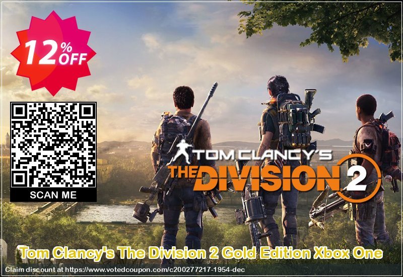 Tom Clancy's The Division 2 Gold Edition Xbox One Coupon Code Apr 2024, 12% OFF - VotedCoupon
