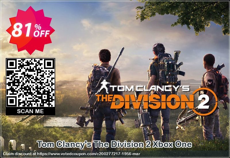 Tom Clancy's The Division 2 Xbox One Coupon Code Apr 2024, 81% OFF - VotedCoupon