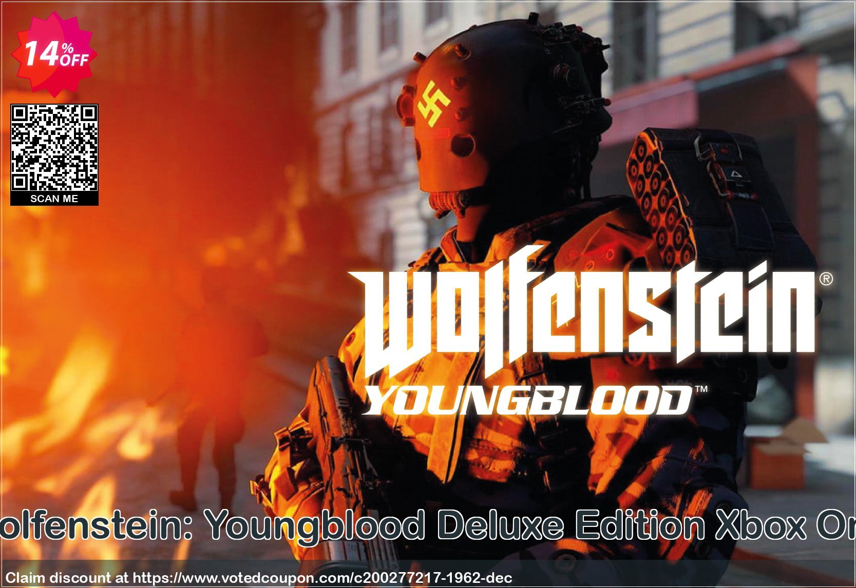 Wolfenstein: Youngblood Deluxe Edition Xbox One Coupon, discount Wolfenstein: Youngblood Deluxe Edition Xbox One Deal. Promotion: Wolfenstein: Youngblood Deluxe Edition Xbox One Exclusive offer 