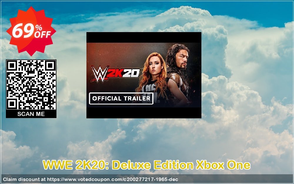 WWE 2K20: Deluxe Edition Xbox One Coupon, discount WWE 2K20: Deluxe Edition Xbox One Deal. Promotion: WWE 2K20: Deluxe Edition Xbox One Exclusive offer 