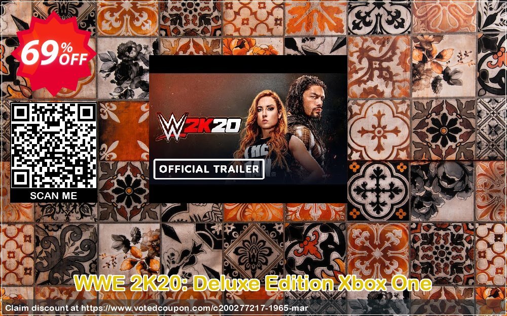 WWE 2K20: Deluxe Edition Xbox One Coupon, discount WWE 2K20: Deluxe Edition Xbox One Deal. Promotion: WWE 2K20: Deluxe Edition Xbox One Exclusive offer 