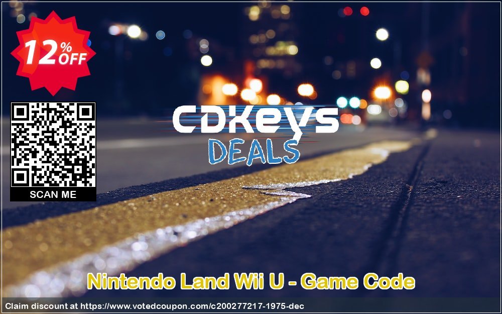 Nintendo Land Wii U - Game Code