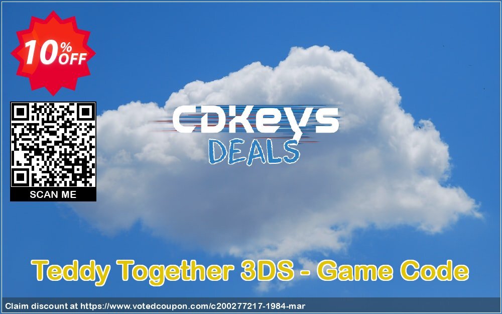 Teddy Together 3DS - Game Code Coupon Code May 2024, 10% OFF - VotedCoupon