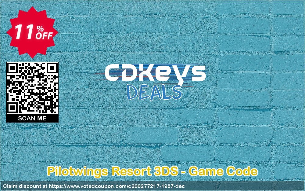 Pilotwings Resort 3DS - Game Code Coupon Code Apr 2024, 11% OFF - VotedCoupon