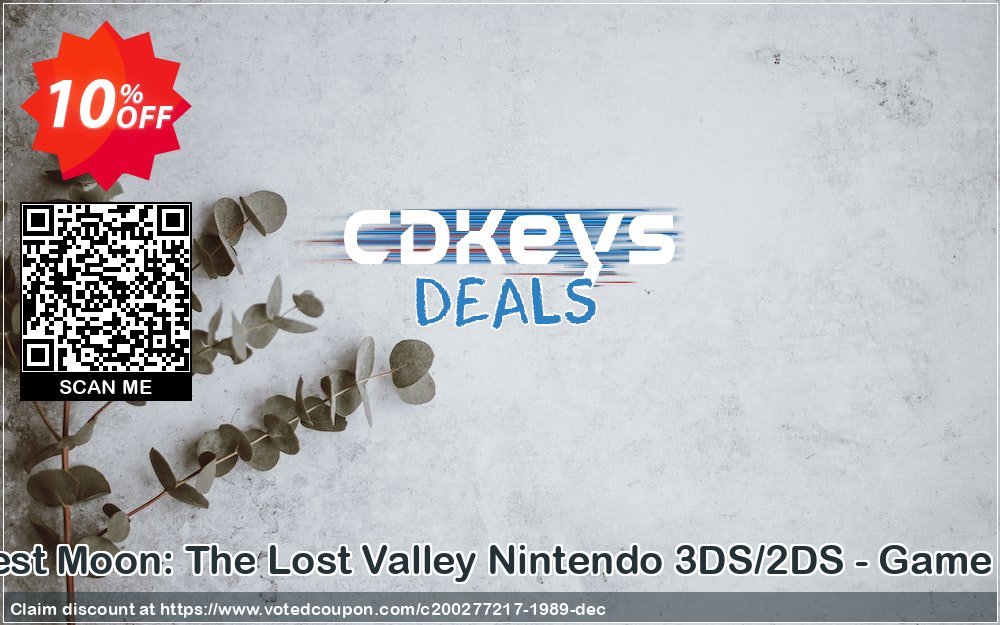 Harvest Moon: The Lost Valley Nintendo 3DS/2DS - Game Code Coupon Code Apr 2024, 10% OFF - VotedCoupon