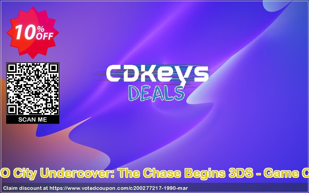 LEGO City Undercover: The Chase Begins 3DS - Game Code Coupon Code Apr 2024, 10% OFF - VotedCoupon