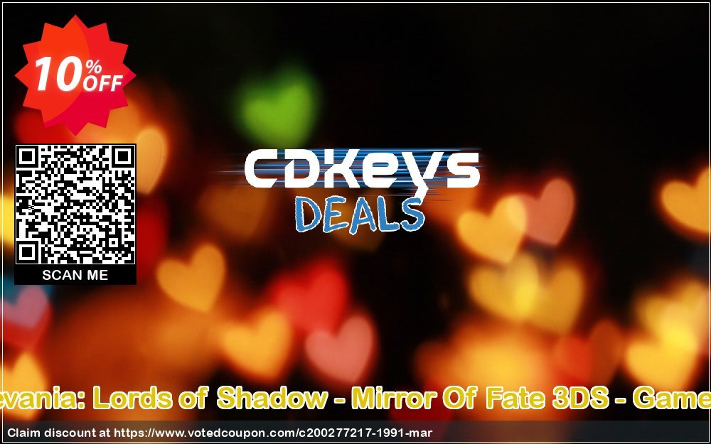 Castlevania: Lords of Shadow - Mirror Of Fate 3DS - Game Code Coupon, discount Castlevania: Lords of Shadow - Mirror Of Fate 3DS - Game Code Deal. Promotion: Castlevania: Lords of Shadow - Mirror Of Fate 3DS - Game Code Exclusive offer 