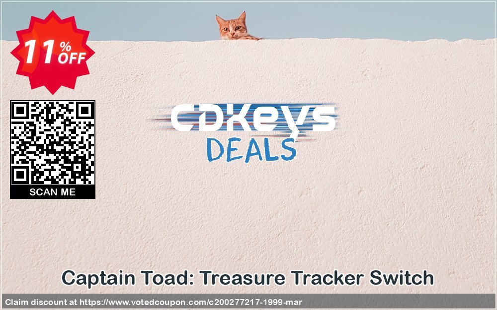 Captain Toad: Treasure Tracker Switch Coupon, discount Captain Toad: Treasure Tracker Switch Deal. Promotion: Captain Toad: Treasure Tracker Switch Exclusive offer 