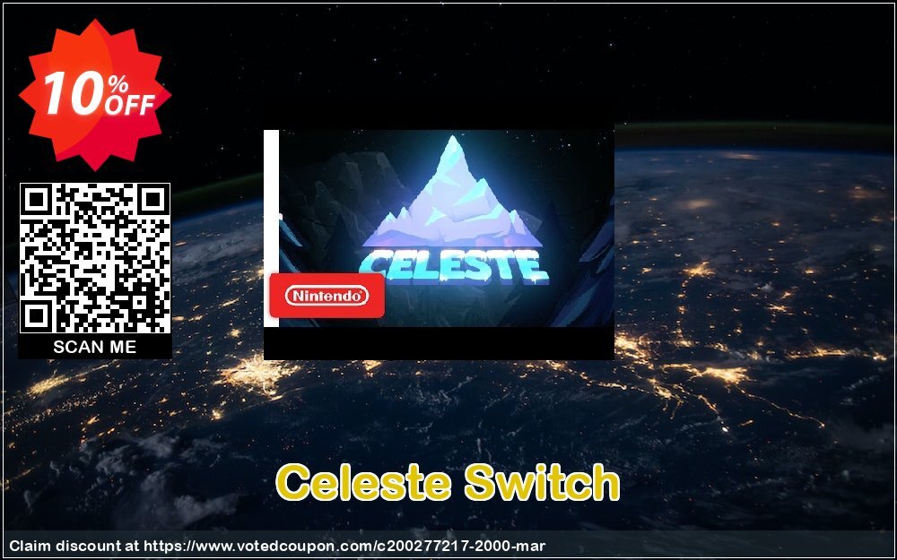 Celeste Switch Coupon, discount Celeste Switch Deal. Promotion: Celeste Switch Exclusive offer 