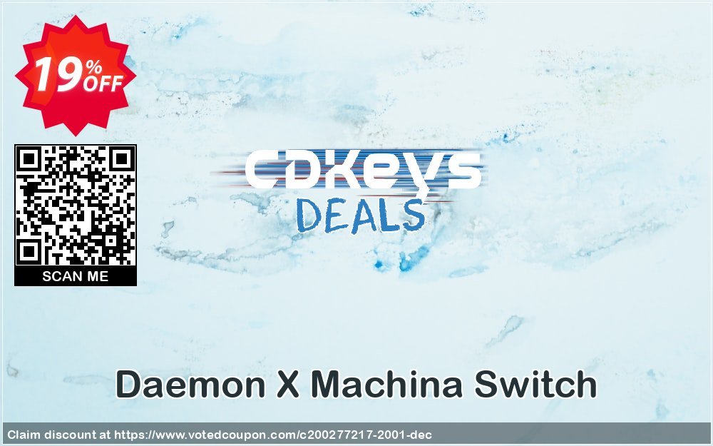 Daemon X MAChina Switch Coupon, discount Daemon X Machina Switch Deal. Promotion: Daemon X Machina Switch Exclusive offer 