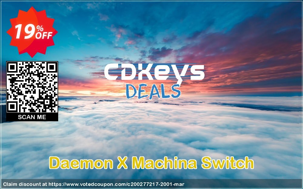 Daemon X MAChina Switch Coupon, discount Daemon X Machina Switch Deal. Promotion: Daemon X Machina Switch Exclusive offer